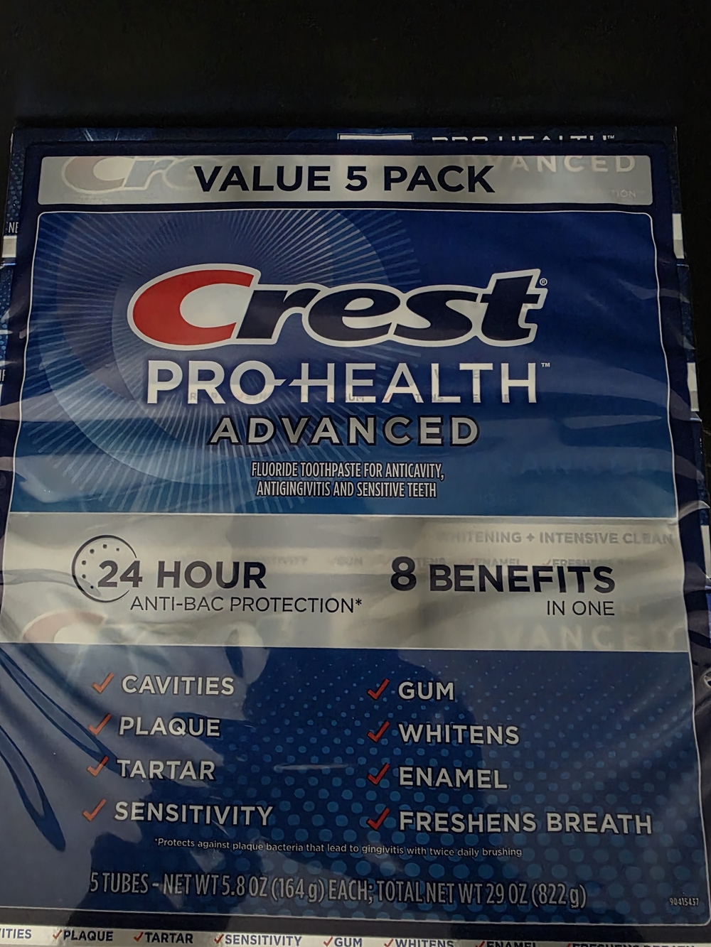Crest Pro-Health Advanced Toothpaste Value Pack - Blue - Picture 2 of 3
